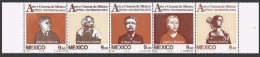 Mexico 1331-1335a Strip/fold,MNH.Michel 1878-1982 Fs. Contemporary Artists,1983. - Mexico