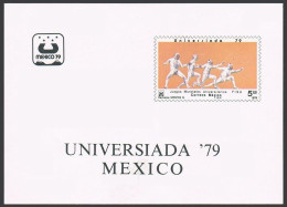 Mexico 1189,C614, MNH. Mi 1643-1646 Bl.24-25. Universiada-1979, Fencing, Sports. - Mexico