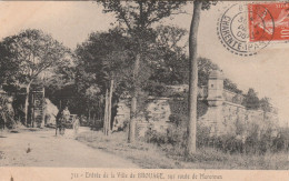 BROUAGE ENTREE DE LA VILLE SUR LA ROUTE DE MARENNES 1905 TBE - Andere & Zonder Classificatie