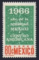 Mexico C317 Block/4,MNH.Mi 1212. Year Of Friendship Mexico-Cental America,1966. - Mexico