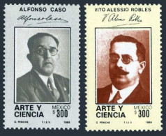 Mexico 1568-1569 Blocks/4,MNH.Michel 2103-2104.Alfonso Caso;Vito Alessio Robles - Mexico