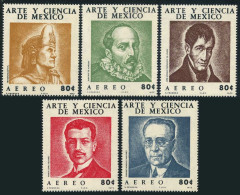 Mexico C396-C400, MNH. Mi 1362-1366. Mexican Art, Science Through The Centuries. - Messico