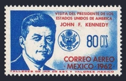 Mexico C262, MNH. Michel 1121. Visit Of President John F. Kennedy, 1962. - Mexique