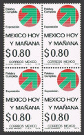 Mexico 1148 Block/4, MNH. Mi 1535. Mexico Today And Tomorrow Exhibition, 1976. - Mexique