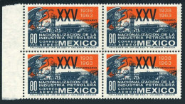 Mexico C270 Block/4,MNH.Michel 1132. Nationalization Of The Oil Industry,1963. - Mexique