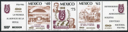 Mexico 1431-1433a Strip,MNH.Michel 1977-1979f. Polytechnic Institute,50,1986. - Messico