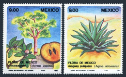 Mexico 1324-1327,MNH.Michel 1871-1874. Plants,Agave,Butterflies,Snake,1983. - Mexico