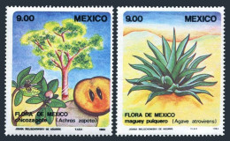 Mexico 1324-1327,MNH.Michel 1871-1874. Plants,Agave,Butterflies,Snake,1983. - Messico