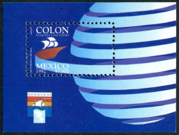 Mexico 1751, MNH. Michel 2315 Bl.41. World Columbian Stamp EXPO Genoa-1992. - Mexique