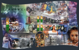 Mexico 2177 Sheet,MNH. The 20th Century,Education.2000. - Mexico