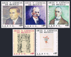 Mexico C513-C517,MNH.Mi 1478-1482. Art & Science,1975.Medical History,New Spain. - Mexique