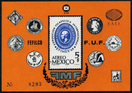 Mexico C345, MNH. Michel 1303 Bl.19. EFIMEX-1968. Columbus. - Mexique
