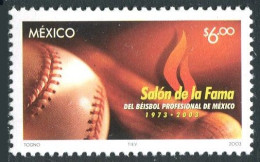 Mexico 2318, MNH. Mexican Baseball Hall Of Fame, 30th Ann. 2003. - Mexico