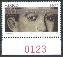 Mexico 2319, MNH. Xavier Villaurrutia, Poet, 2003. - Mexiko