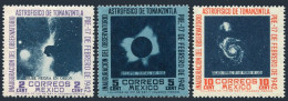 Mexico 774-776, MNH. Michel 810-812. Astrophysics Congress, 1942. Observatory. - Mexiko