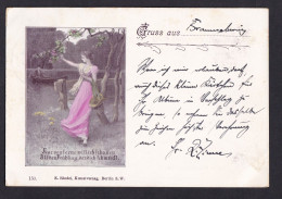 Gruss Aus .... - E.Riedel, Kunstverlag, Berlin S.W. / Year 1901 / Long Line Postcard Circulated, 2 Scans - Gruss Aus.../ Gruesse Aus...