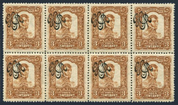 Mexico 486 Block/8, MNH. Mi . Independence Issue. Lopez Rayon, GCM Monogram. - Messico