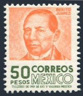 Mexico 1081, Wmk 300, MNH. Michel . Benito Juarez, 1975. - Messico