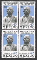 Mexico 1069 Block/4,MNH.Michel 1429. Sebastian Lerdo De Tejada,Senate-100,1974. - Mexiko