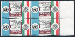 Mexico C457 Block/4,MNH.Mi 1456. Declaration Of Economic Rights And Duties,1975. - Mexique