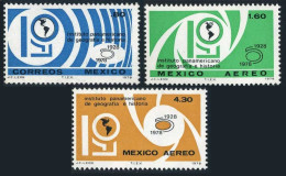 Mexico 1162,C574-C575 Blocks/4,MNH.Mi 1597-1599. Pan-American Institute-50,1978. - Mexique