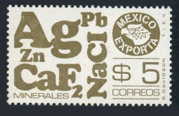Mexico 1120 Perf 14,MNH.Michel 1496. Mexico Exports,1978.Minerals. - Mexique
