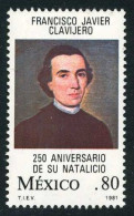 Mexico 1243 Block/4,MNH.Michel 1757. St Francis Xavier Clavijero,Jesuit,1981. - Messico