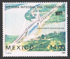 Mexico 1366 Block/4,MNH.Michel 1913. Coatzacoalcos Bridge Inauguration,1984. - Mexico