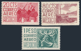 Mexico C347-C349, MNH. Coil Stamps 1969.Mayan Musicians,University,Puebla Dance, - Messico