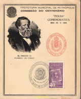 730915 MNH BRASIL 1943 CENTENARIO DE LA CIUDAD DE PETROPOLIS - Unused Stamps