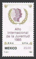 Mexico 1378 Block/4,MNH.Michel 1925. International Youth Year IYY-1985. - Mexique