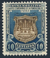 Mexico 675, Hinged. Michel 640. Puebla, 400th Ann. 1931. Arms. - Mexique