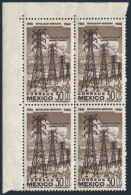 Mexico 916 Block/4, MNH. Mi 1102. Mexican Revolution, 50, 1960. Electrification. - México