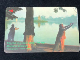 Card Phonekad Vietnam(MORNING EXERCISE 30 000dong-1996)-1pcs - Viêt-Nam