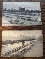 Lot De 2 Cartes Postales Anciennes : Crue De La Seine 1910 - Non Classés