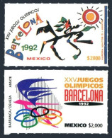 Mexico 1718-1719, MNH. Michel 2266, 2274. Olympics Barcelona-1992. - México