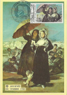 FDC - YT 2124 Journée Du Timbre-- La Lettre D'amour - Tableau De Goya - 1980-1989