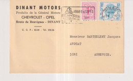 DINANT   Carte Extrait De Compte  Chevrolet-opel    1975 - Ohne Zuordnung