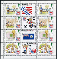 Montserrat 845 Sheet,MNH-folded. Michel 896-899 Klb. World Soccer Cup US-1994. - Montserrat