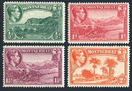 Montserrat 92-95,MNH.Mi 93-96. George VI 1941-1843.Carr's Bay,Sea Island Cotton, - Montserrat