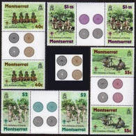 Montserrat 397-400 Gutter, MNH. Mi 397-400. Scouting Movement, 50th Ann. 1979. - Montserrat