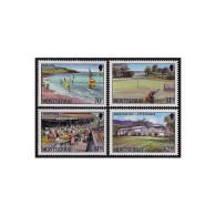 Montserrat 639-642, MNH. Michel 658-661. Tourism 1986. Sailing, Golf,Market,Air. - Montserrat