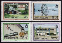 Montserrat 622-625,MNH.Michel 647-650. Communications,1986.Radio,Office. - Montserrat