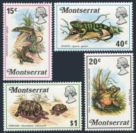 Montserrat 278-281,MNH.Michel 277-280. Lizard,Frog,Iguana,Tortoise.1972. - Montserrat