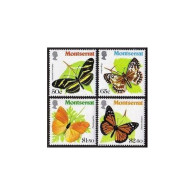 Montserrat 441-444, MNH. Mi 441-444. Butterflies 1981. Heliconius Charitonius, - Montserrat