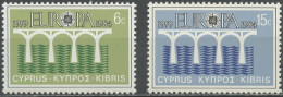 Chypre 1984 Y&T 606 à 607 - Mi 611 à 612 ** - EUROPA - Ongebruikt