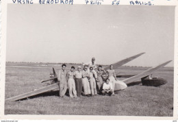 SERBIE  VRSAC AERODROME PLANEURS ET PILOTE 1954 - Luchtvaart