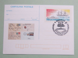 Italia, Cartolina Postale + Annullo Speciale 26-9-92 Centenario Servizio Postale Marina Militare (B) - Militaria