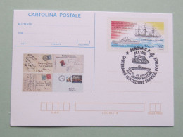 Italia, Cartolina Postale + Annullo Speciale 26-9-92 Centenario Servizio Postale Marina Militare (A) - 1991-00: Marcofilie