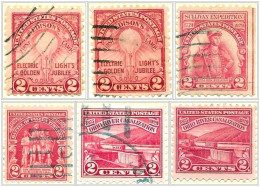 1929 2c Selection X 6 Used - Gebraucht